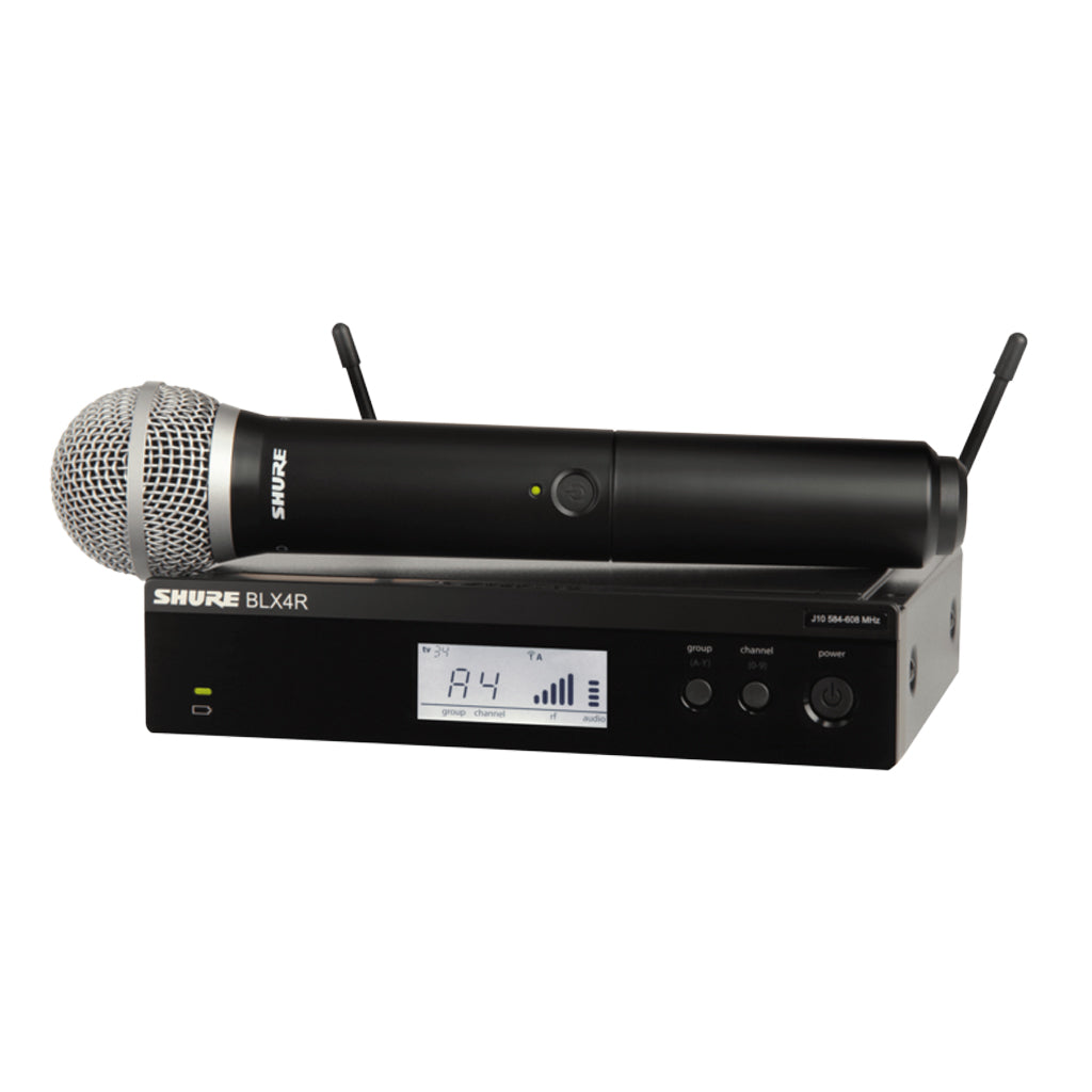 Shure - BLX24R/PG58 - Wireless 1/2R Handheld System (K14: 614-638MHz)