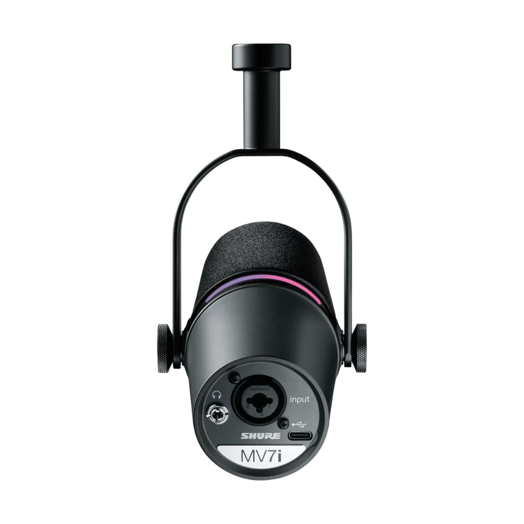 Shure - MV7i - Smart Microphone and Onboard Audio Interface