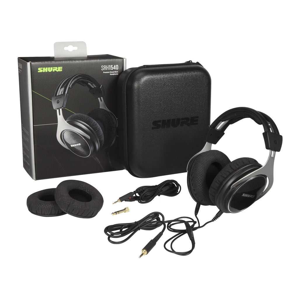 Shure - SRH1540 - Premium Closed-Back Headphones for Clear Highs and Extended Bass (New Packaging)