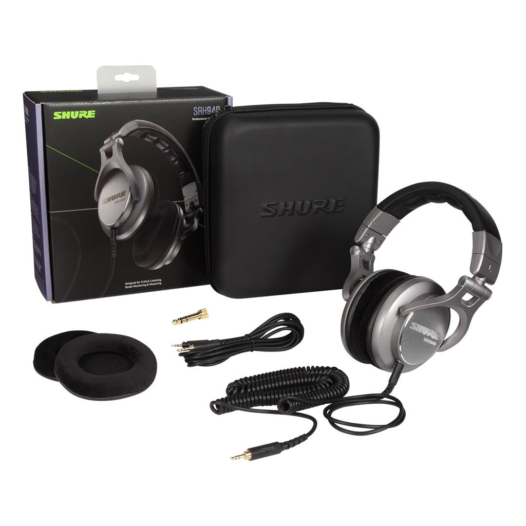 Shure - SRH940 - Professional Reference Headphones for Critical Listening, Monitoring & Mastering
