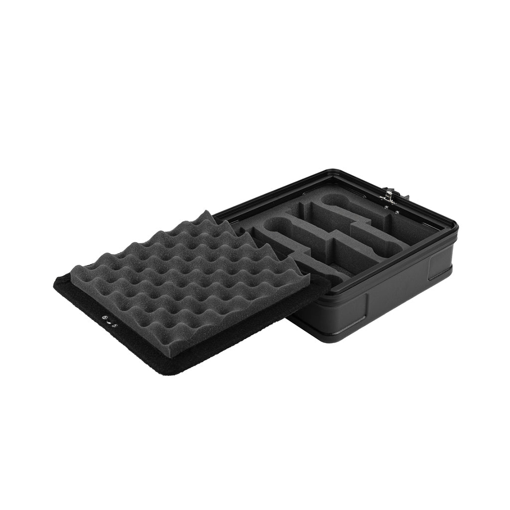 Shure By Gator SH-WSYS-CASE4 Mini Rack Molded ATA Case – Holds 4 Wireless Systems Microphone Stands & Accessories Sky Music