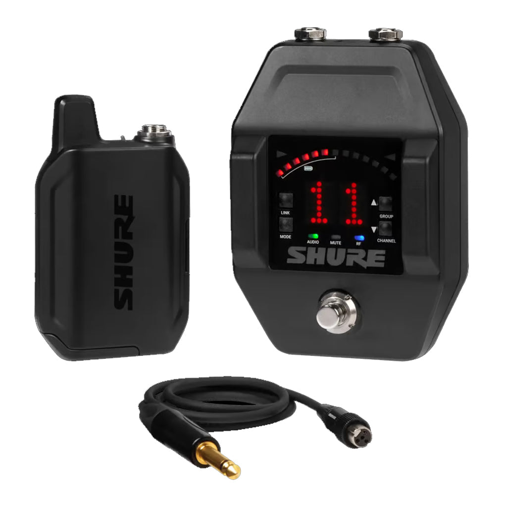 Shure GLXD16+ Digital Wireless Guitar Pedal System Pro Audio Sky Music