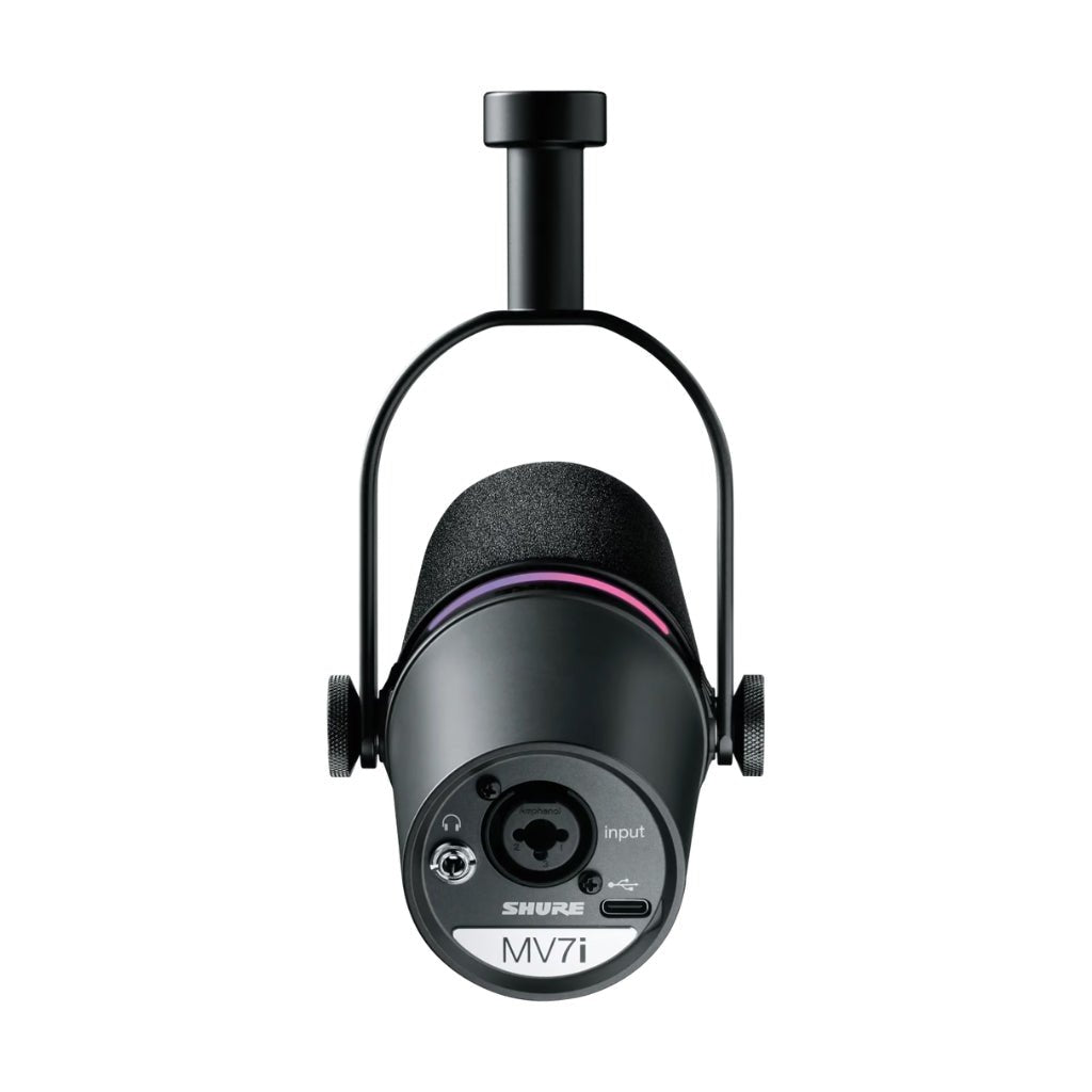 Shure MV7i Smart Microphone and Onboard Audio Interface Microphones Sky Music