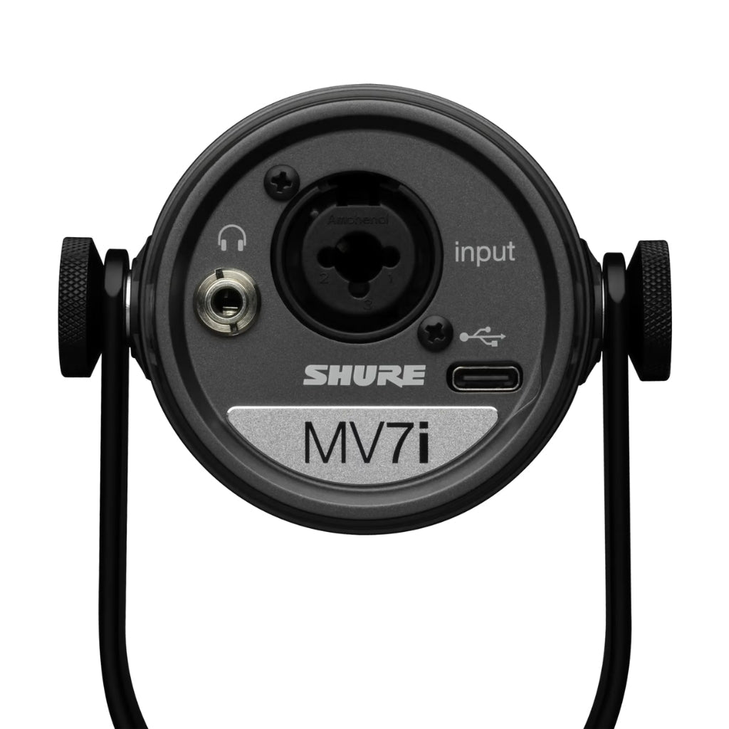 Shure MV7i Smart Microphone and Onboard Audio Interface Microphones Sky Music