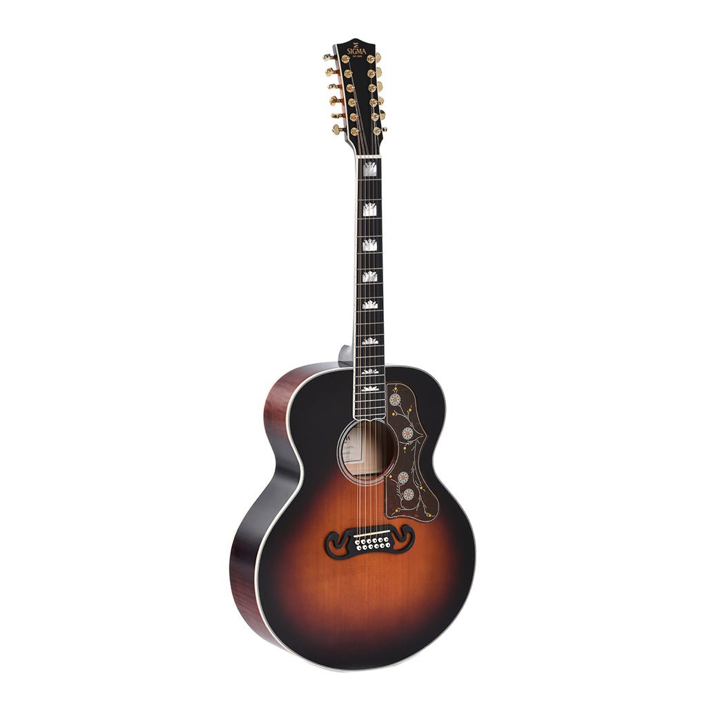 Sigma GJA12SG200 Grand Jumbo 12 String in Sunburst Acoustic Guitars Sky Music