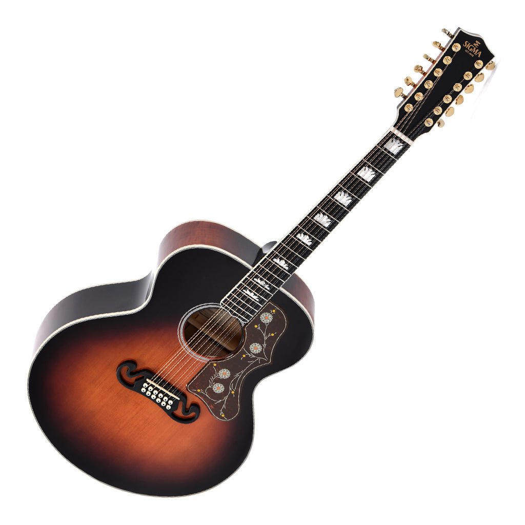 Sigma GJA12SG200 Grand Jumbo 12 String in Sunburst Acoustic Guitars Sky Music