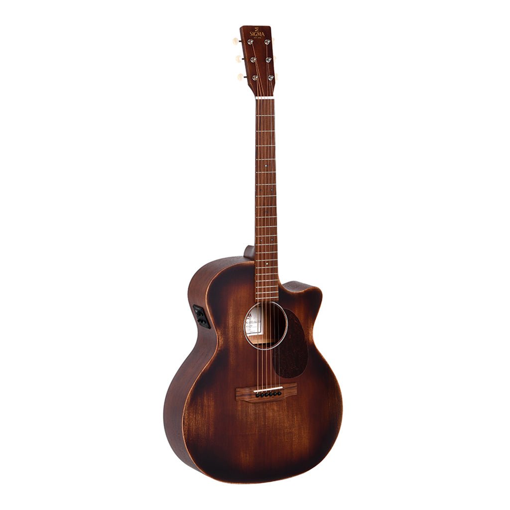 Sigma GMC15E Aged Grand Auditorium Mahogany with EQ Acoustic Guitars Sky Music