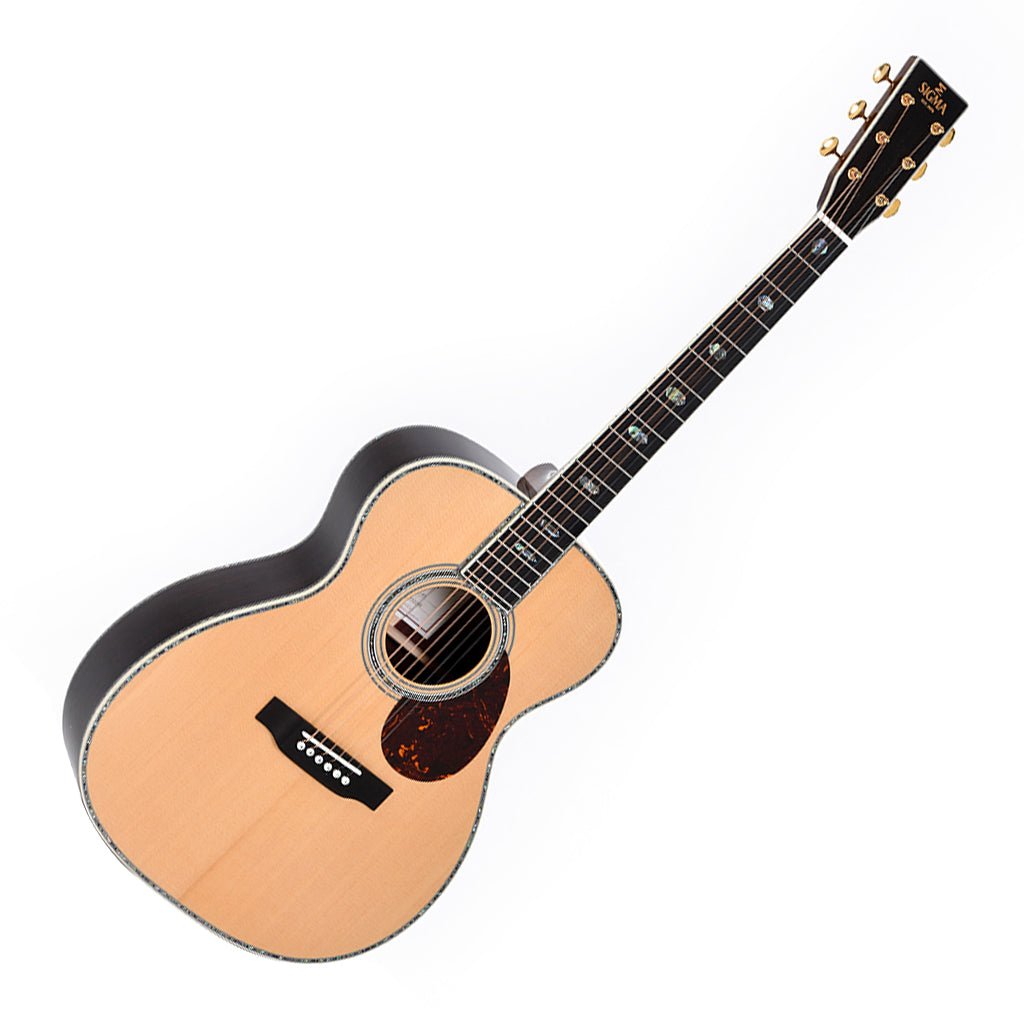 Sigma SOMR-45 All Solid Style 45 OM with SSC Case Acoustic Guitars Sky Music