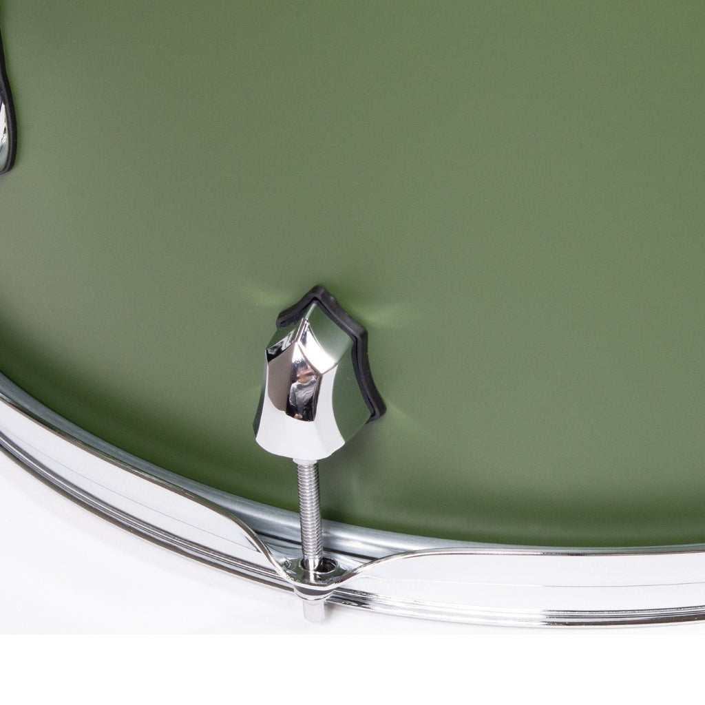 SJC Custom Drums Navigator Maple 3-Piece Shell Pack - Deep Olive Green Acoustic Drums Sky Music