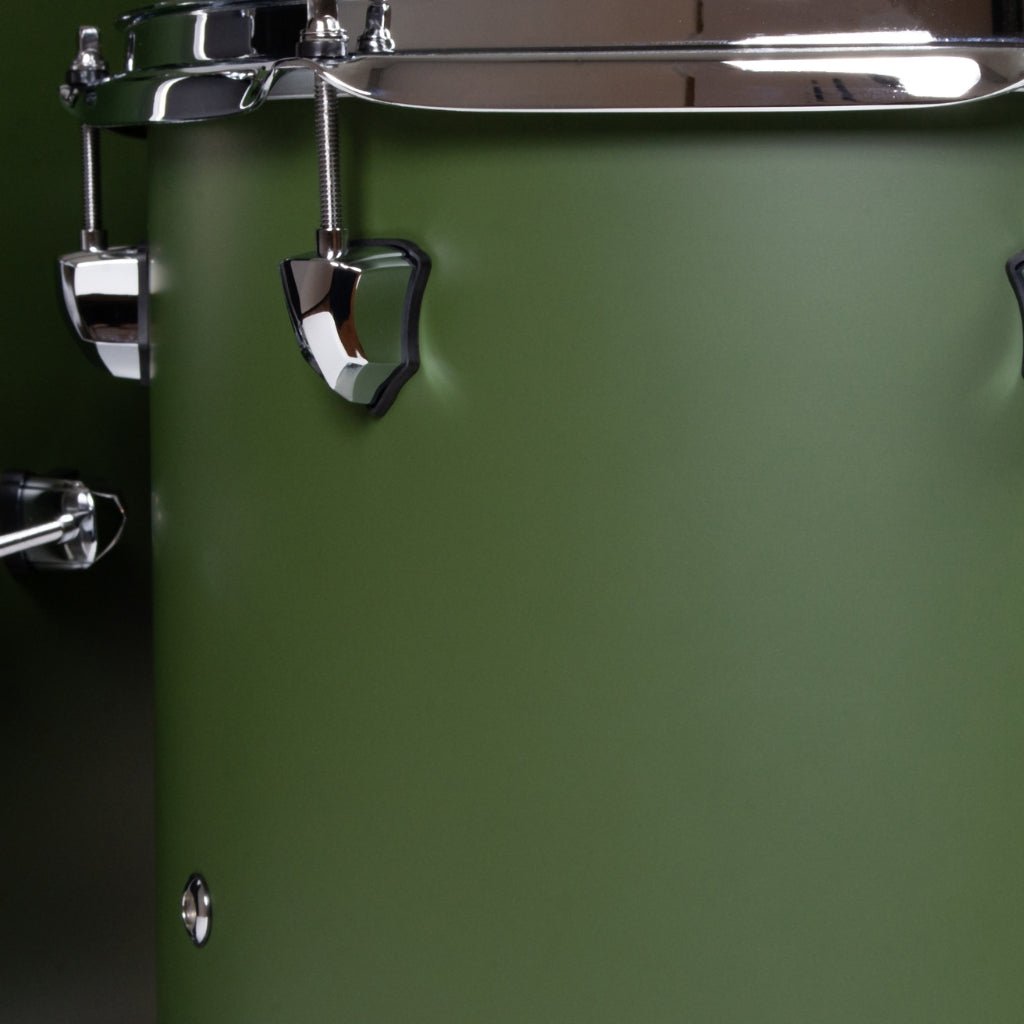 SJC Custom Drums Navigator Maple 3-Piece Shell Pack - Deep Olive Green Acoustic Drums Sky Music