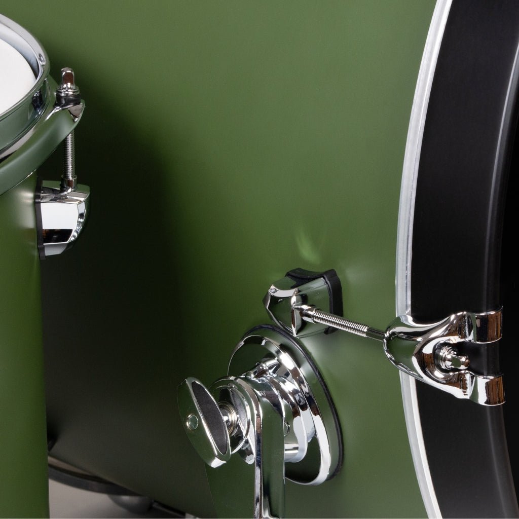 SJC Custom Drums Navigator Maple 3-Piece Shell Pack - Deep Olive Green Acoustic Drums Sky Music