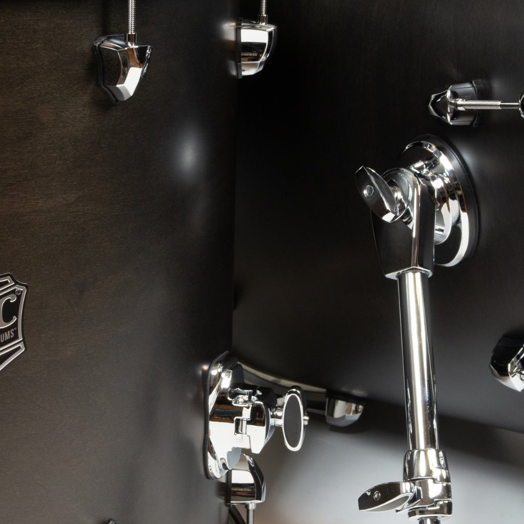 SJC Custom Drums Navigator Series 3-Piece Shell Pack - Ghost Black Acoustic Drums Sky Music