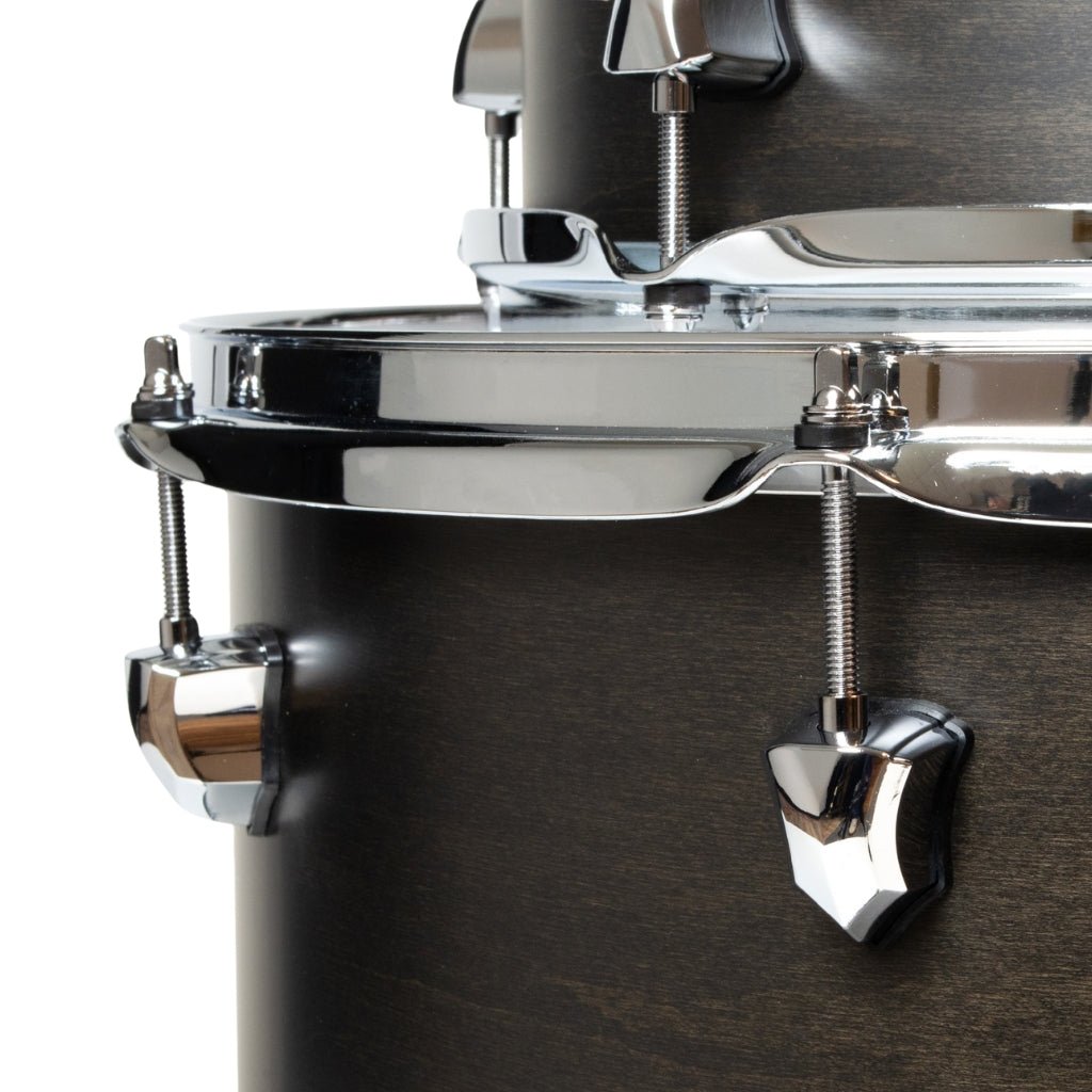 SJC Custom Drums Navigator Series 3-Piece Shell Pack - Ghost Black Acoustic Drums Sky Music