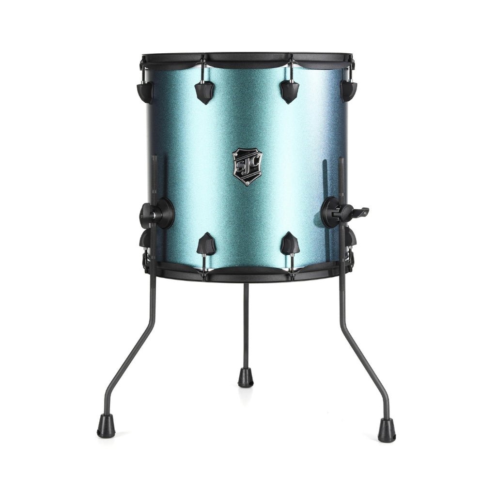 SJC Custom Drums Pathfinder Series 3-Piece Maple Shell Pack Pacific Teal 22/12/16 Acoustic Drums Sky Music