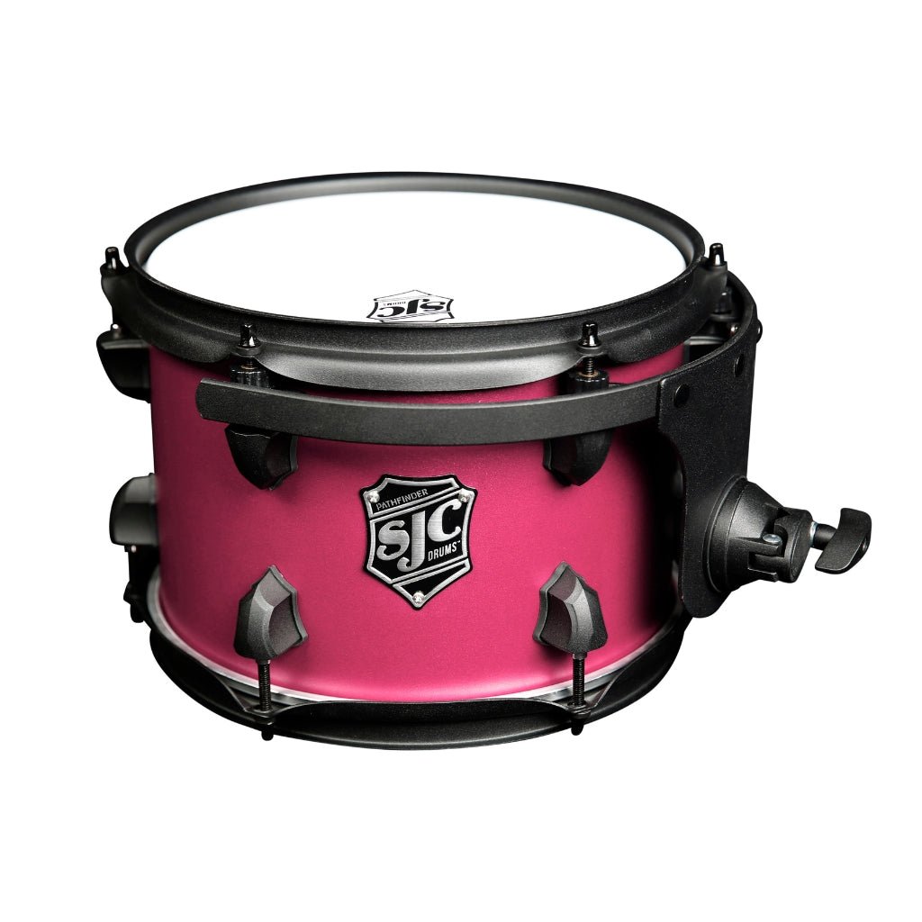 SJC Custom Drums Pathfinder Series 3-Piece Shell Pack - Mad Magenta Acoustic Drums Sky Music
