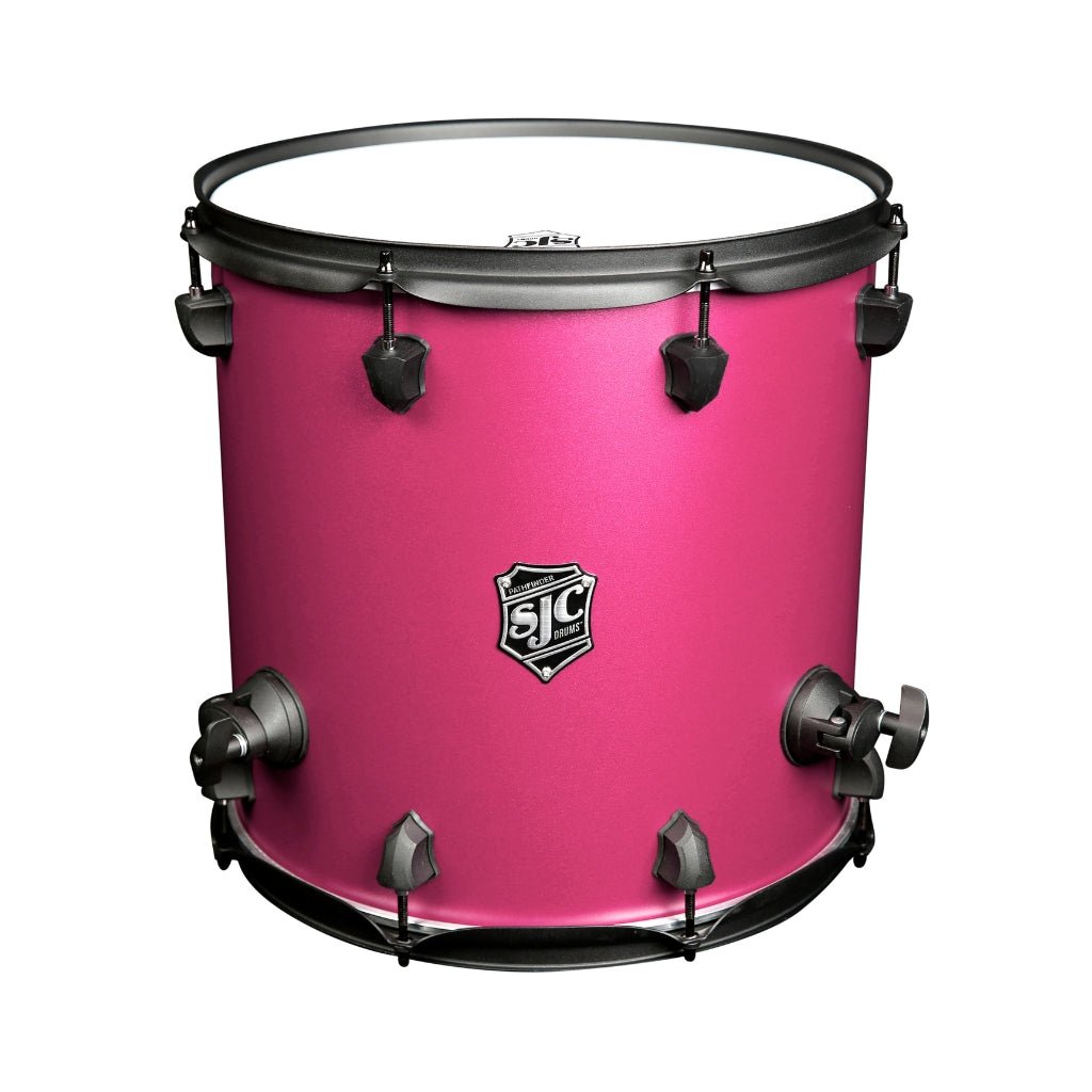 SJC Custom Drums Pathfinder Series 3-Piece Shell Pack - Mad Magenta Acoustic Drums Sky Music