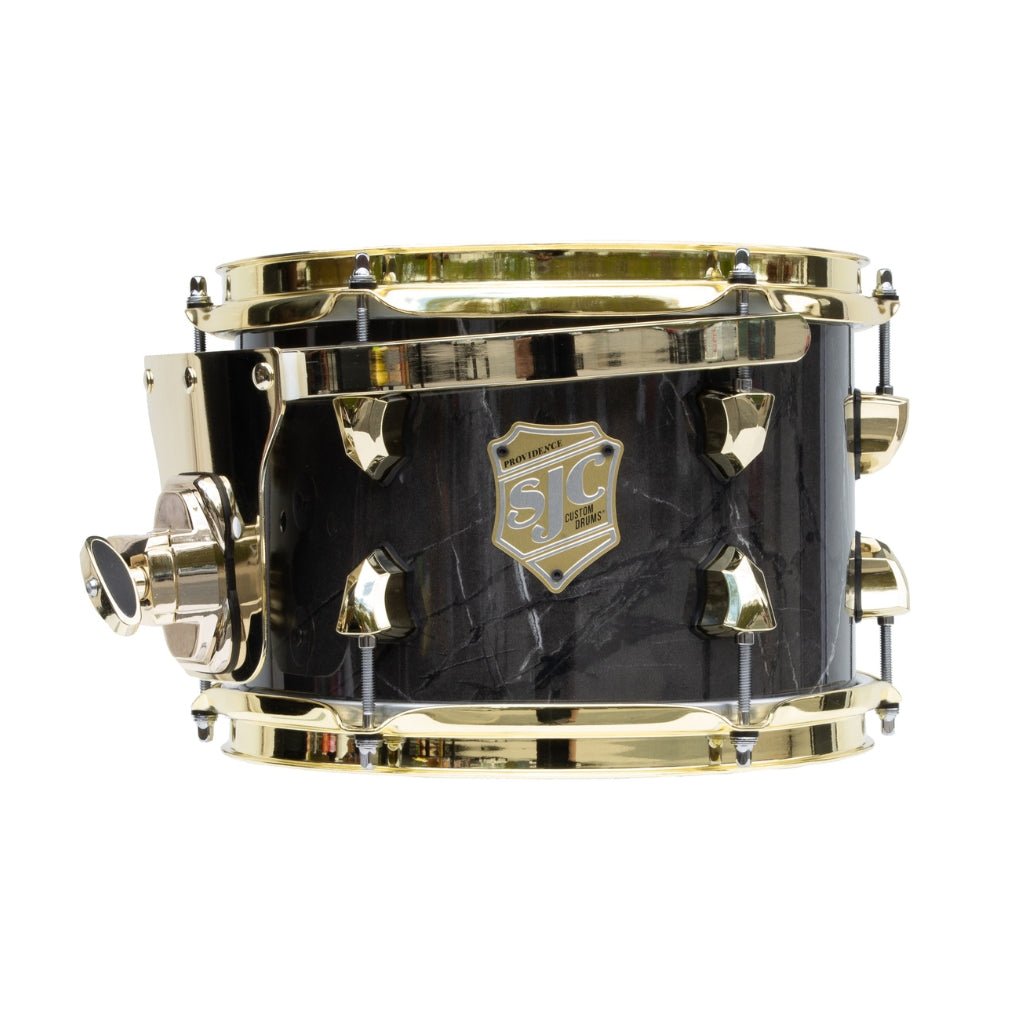 SJC Custom Drums Providence Series Maple 3-Piece Shell Pack 22-inch - Obsidian Black Acoustic Drums Sky Music