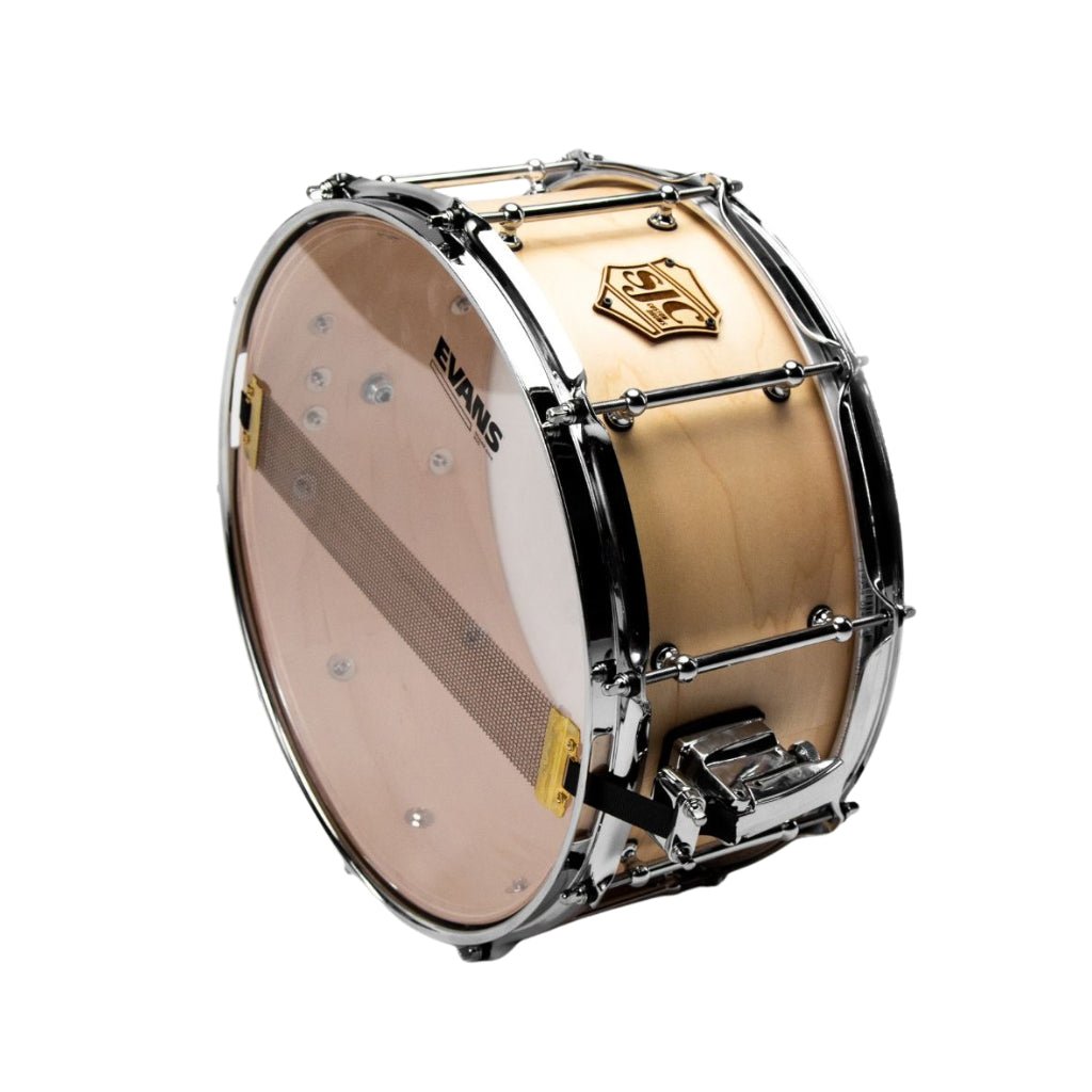 SJC Custom Drums Tour Series Maple Snare Drum 6.5x14-inch - Natural Snare Drums Sky Music