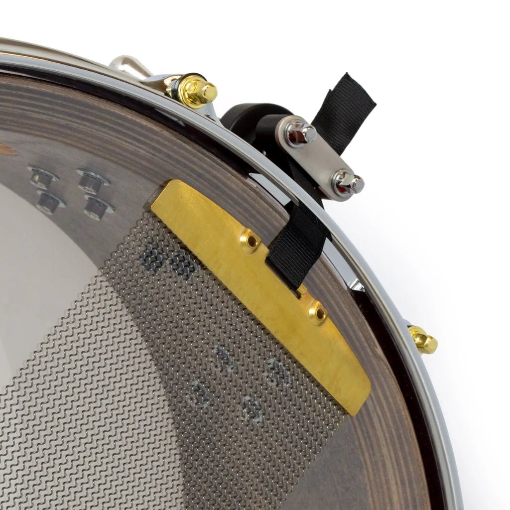 SJC Custom Drums XXV Anniversary 6.5x14-inch 25-Ply Maple Snare Drum - Turquoise Glass Glitter Snare Drums Sky Music