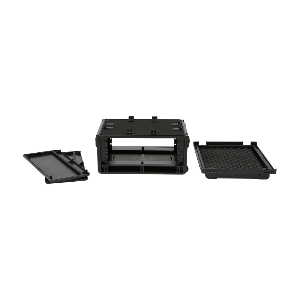 SKB Injection-Molded 4U Studio Flyer Rack Case Electric Guitar Cases & Gigbags Sky Music