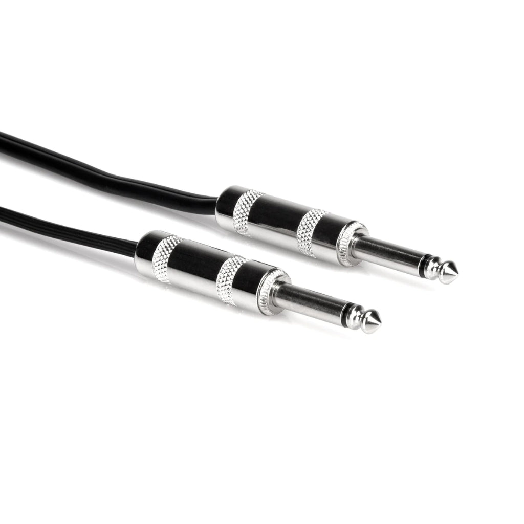 Hosa Technology - 1/4 in TS to Same - Black Zip Speaker Cable 10ft