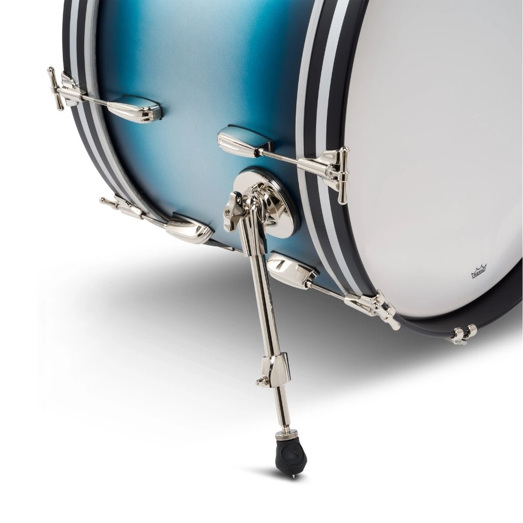 Slingerland Radio King 3-piece Shell Pack - Blue and Silver Lacquer Acoustic Drums Sky Music