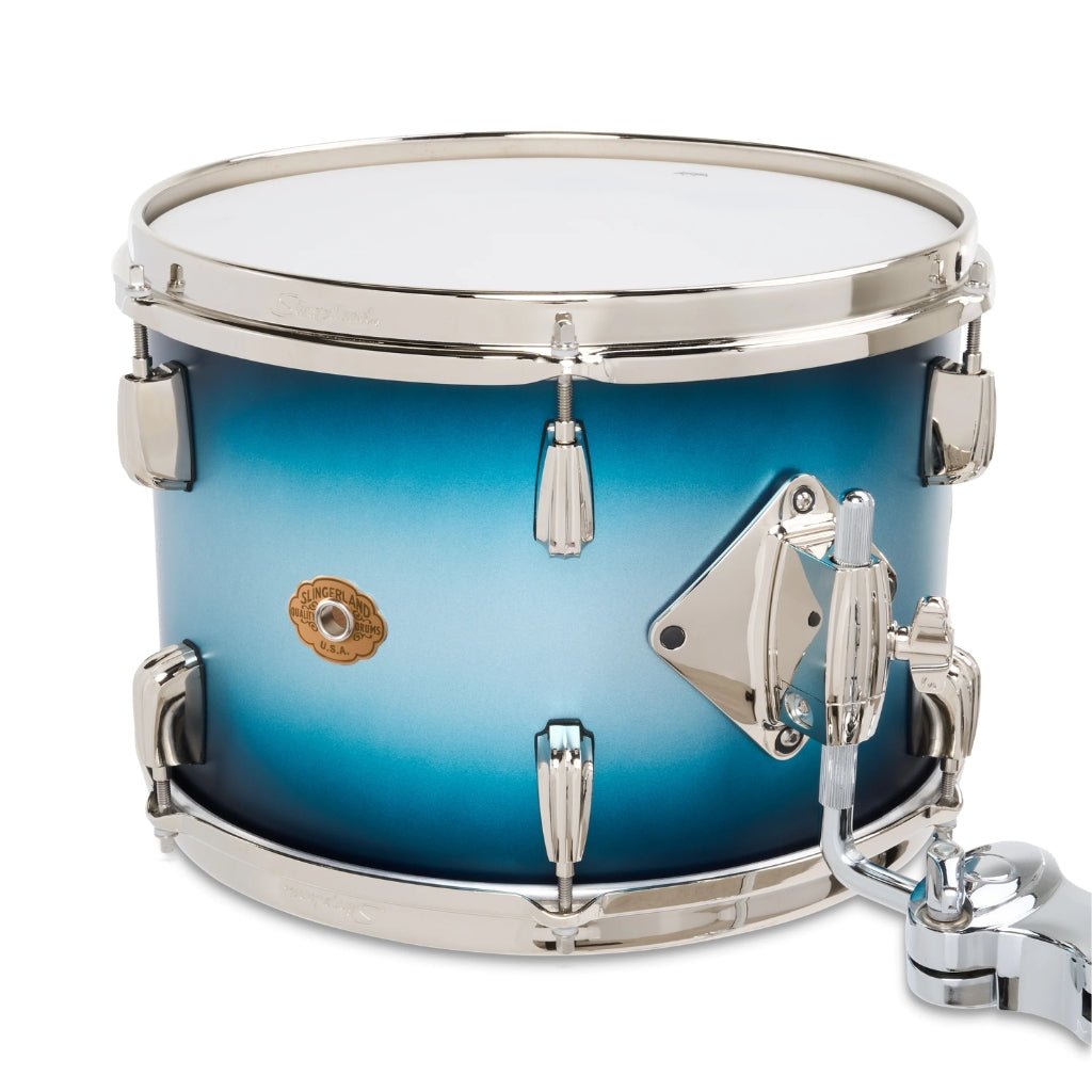Slingerland Radio King 3-piece Shell Pack - Blue and Silver Lacquer Acoustic Drums Sky Music