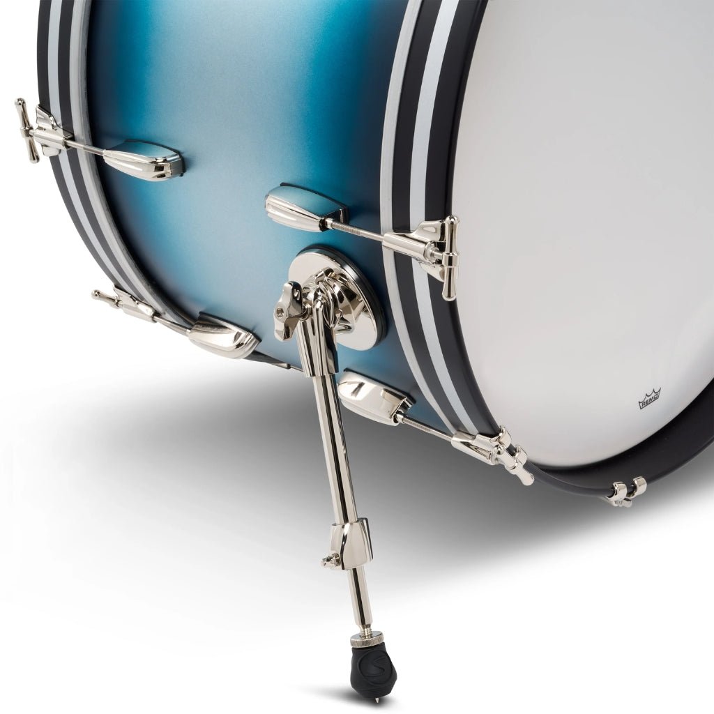 Slingerland Radio King 3-piece Shell Pack - Blue Silver Lacquer Acoustic Drums Sky Music