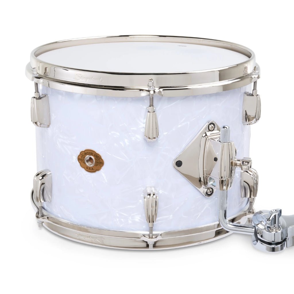 Slingerland Radio King 4-piece Shell Pack - White Marine Pearl Acoustic Drums Sky Music
