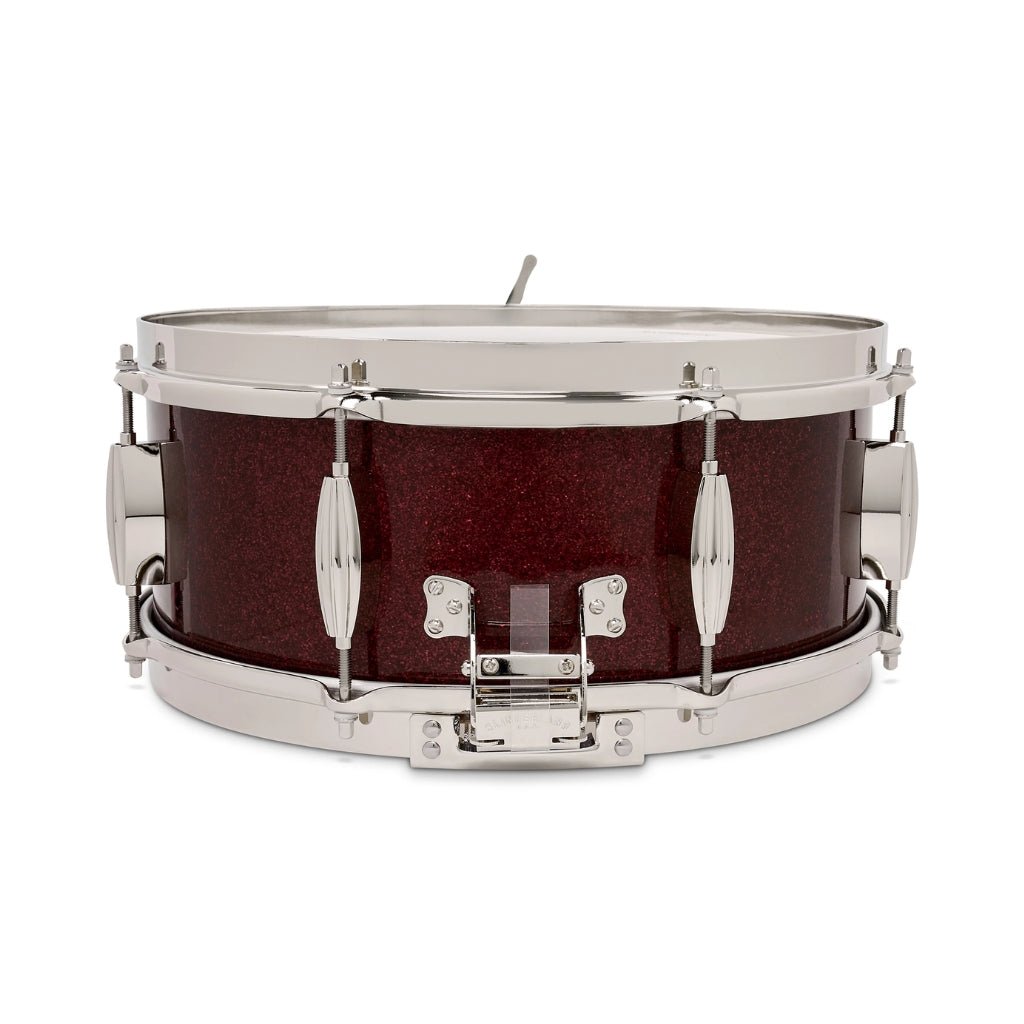 Slingerland Radio King Solid Maple Snare Drum - 5.5 x 14 inches, Maroon Glass Snare Drums Sky Music