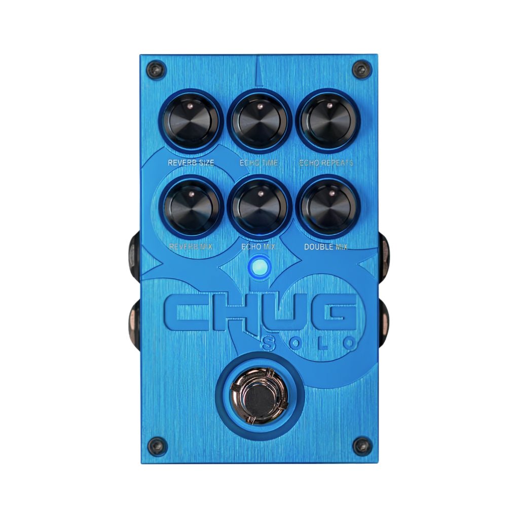 Solar Chug Solo Pedal - Doubler Echo Reverb Effects Pedals Sky Music