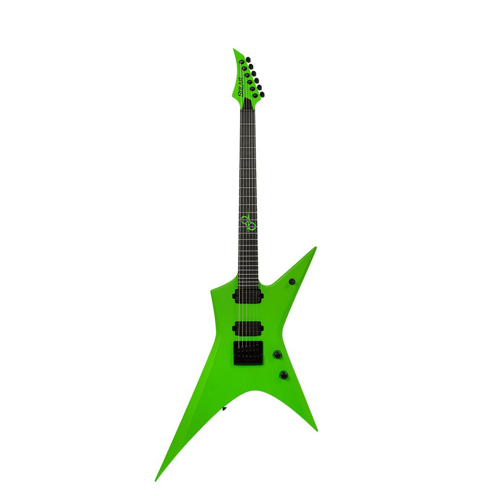 Solar X1.6GN Electric Guitar - Green Neon Matte Electric Guitars Sky Music