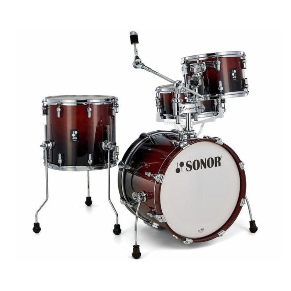 Sonor AQ2 Bop 4-piece Shell Pack with Snare - Brown Fade Acoustic Drums Sky Music