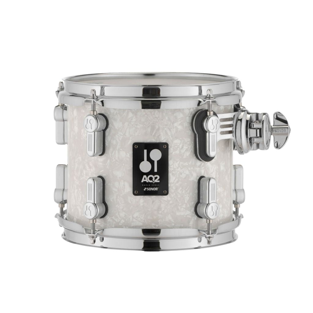 Sonor AQ2 Mounted Tom Drum - 8 x 7 inch, White Marine Pearl Tom Drums Sky Music