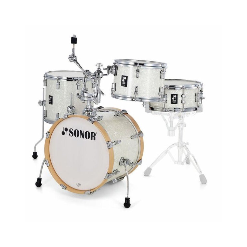 Sonor AQ2 Series Bop 4-Piece Shell Pack - White Pearl Acoustic Drums Sky Music