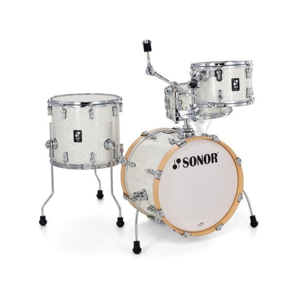 Sonor AQ2 Series Bop 4-Piece Shell Pack - White Pearl Acoustic Drums Sky Music