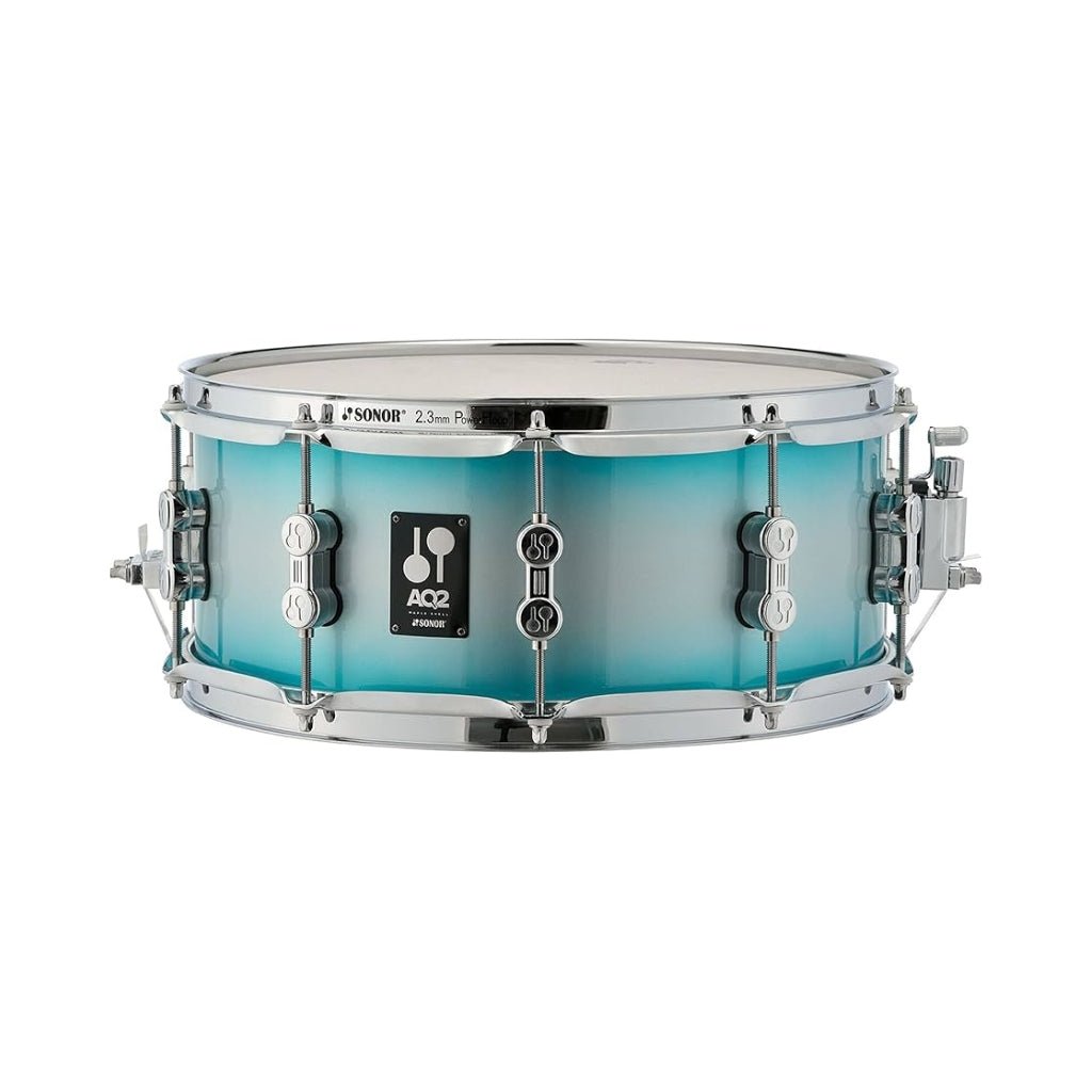 Sonor AQ2 Series Maple Snare Drum - 14 x 6.5-inch - Aqua Silver Burst Snare Drums Sky Music