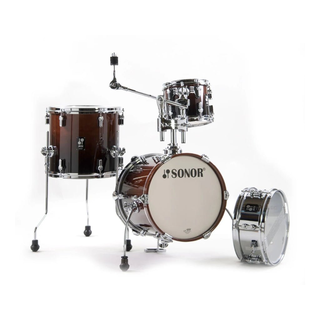 Sonor AQ2 Series Martini 4-Piece Shell Pack - Brown Fade Acoustic Drums Sky Music
