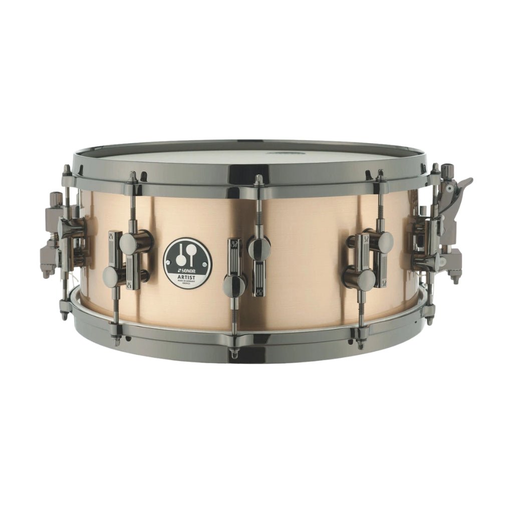 Sonor Artist Series Cast Bronze Snare Drum - 14 x 6 inches, Black Chrome Hardware Snare Drums Sky Music
