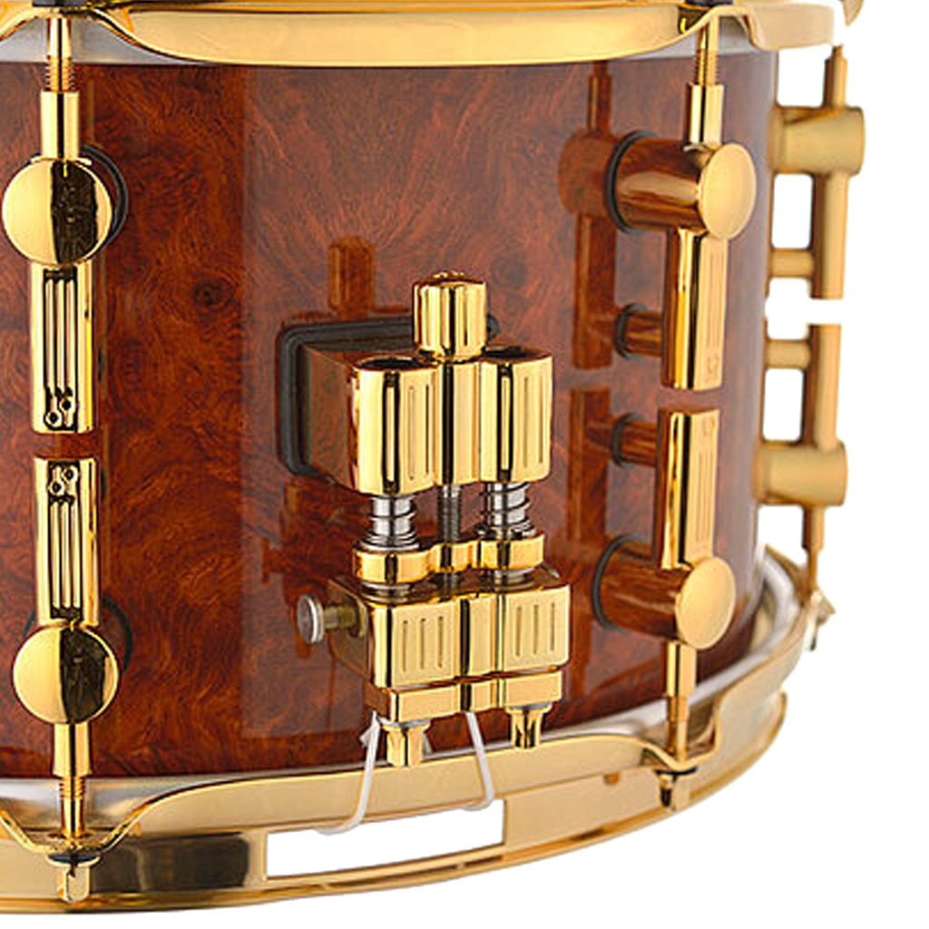 Sonor AS 1307 AM SDW Artist Series 13"x7" Maple Snare Drum with Gold Hardware - Amboina High-Gloss Snare Drums Sky Music