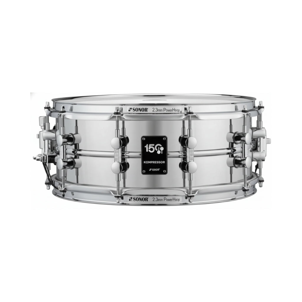 Sonor Kompressor 14"x5.75" Steel Snare Drum - 150th Anniversary Limited Edition Snare Drums Sky Music