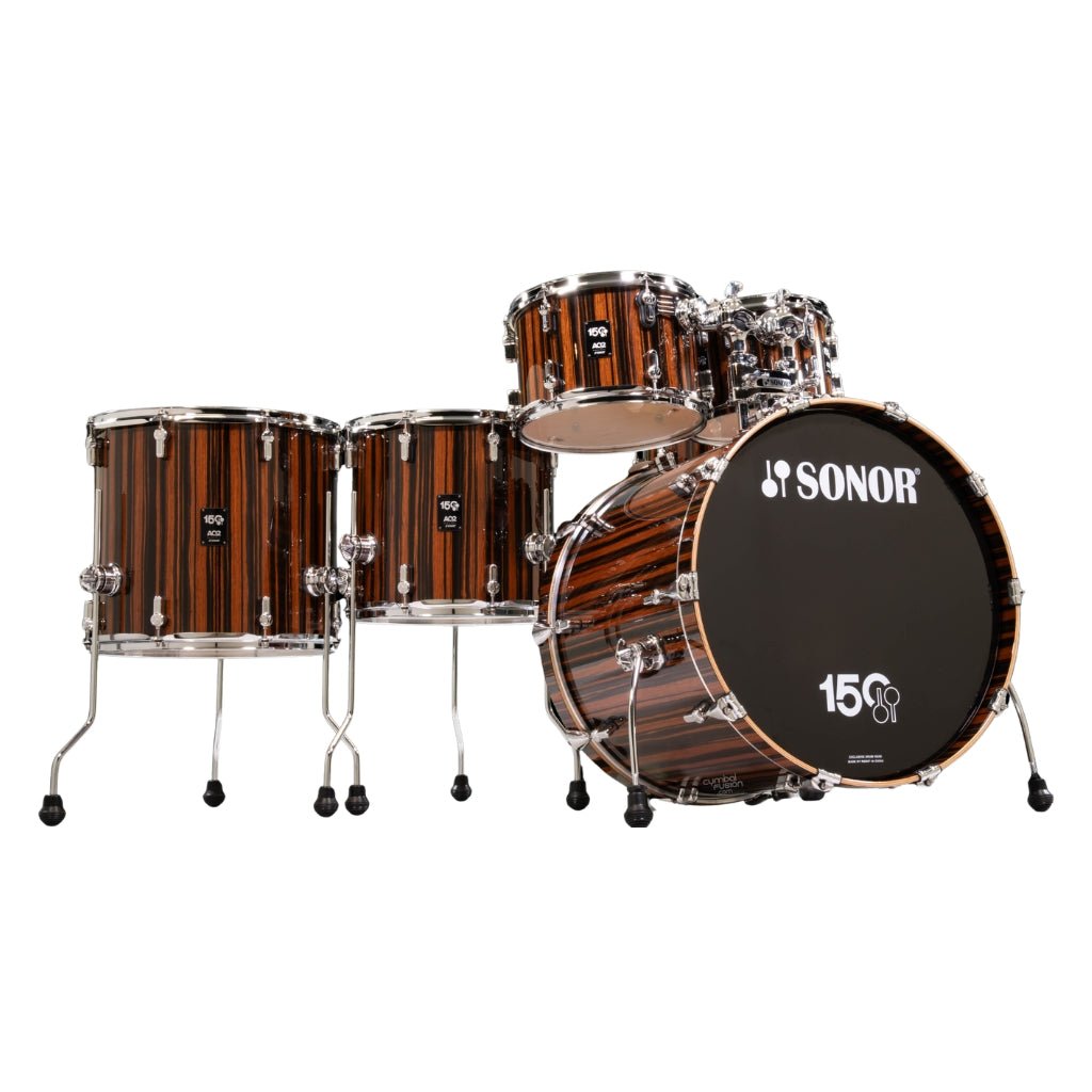 Sonor Limited Edition 150th Anniversary AQ2 Shell Pack Acoustic Drums Sky Music