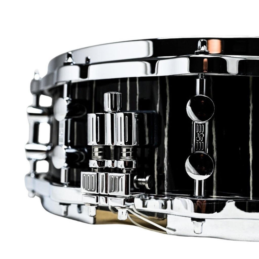 Sonor Prolite 14"x5" Snare Drum w/Die Cast Hoops - Ebony White Stripes Snare Drums Sky Music