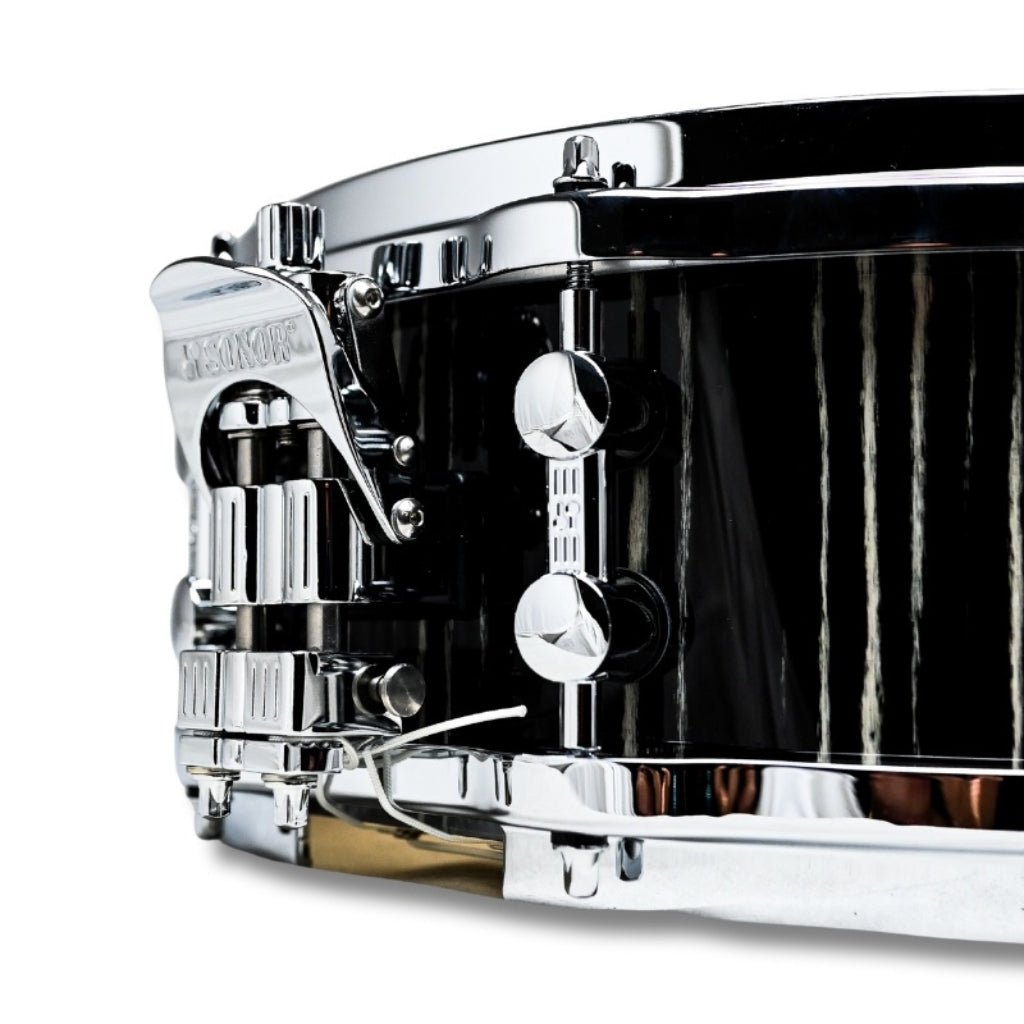 Sonor Prolite 14"x5" Snare Drum w/Die Cast Hoops - Ebony White Stripes Snare Drums Sky Music