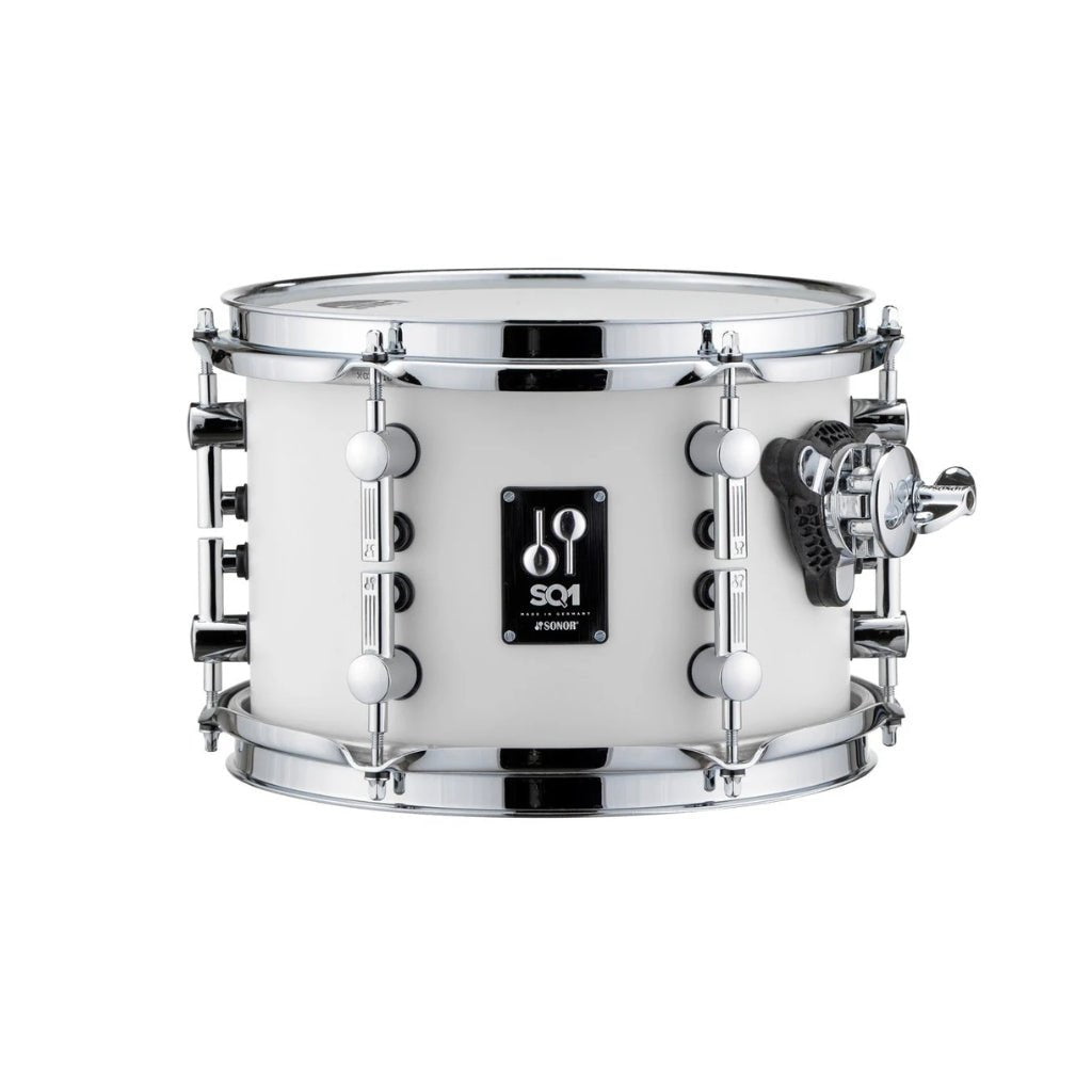 Sonor SQ1 10"x7" Tom - Satin Pure White Acoustic Drums Sky Music