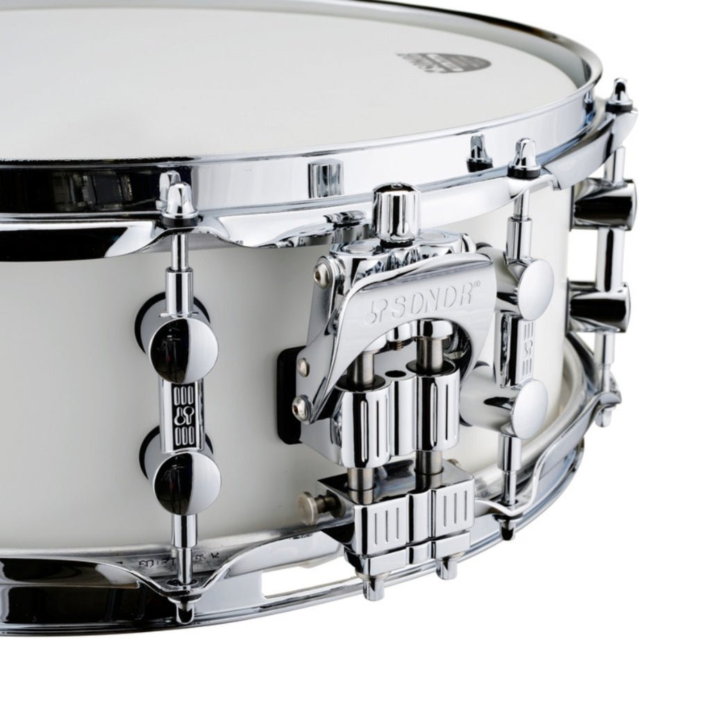 Sonor SQ1 14"x5" Snare Drum - Satin Pure White Acoustic Drums Sky Music