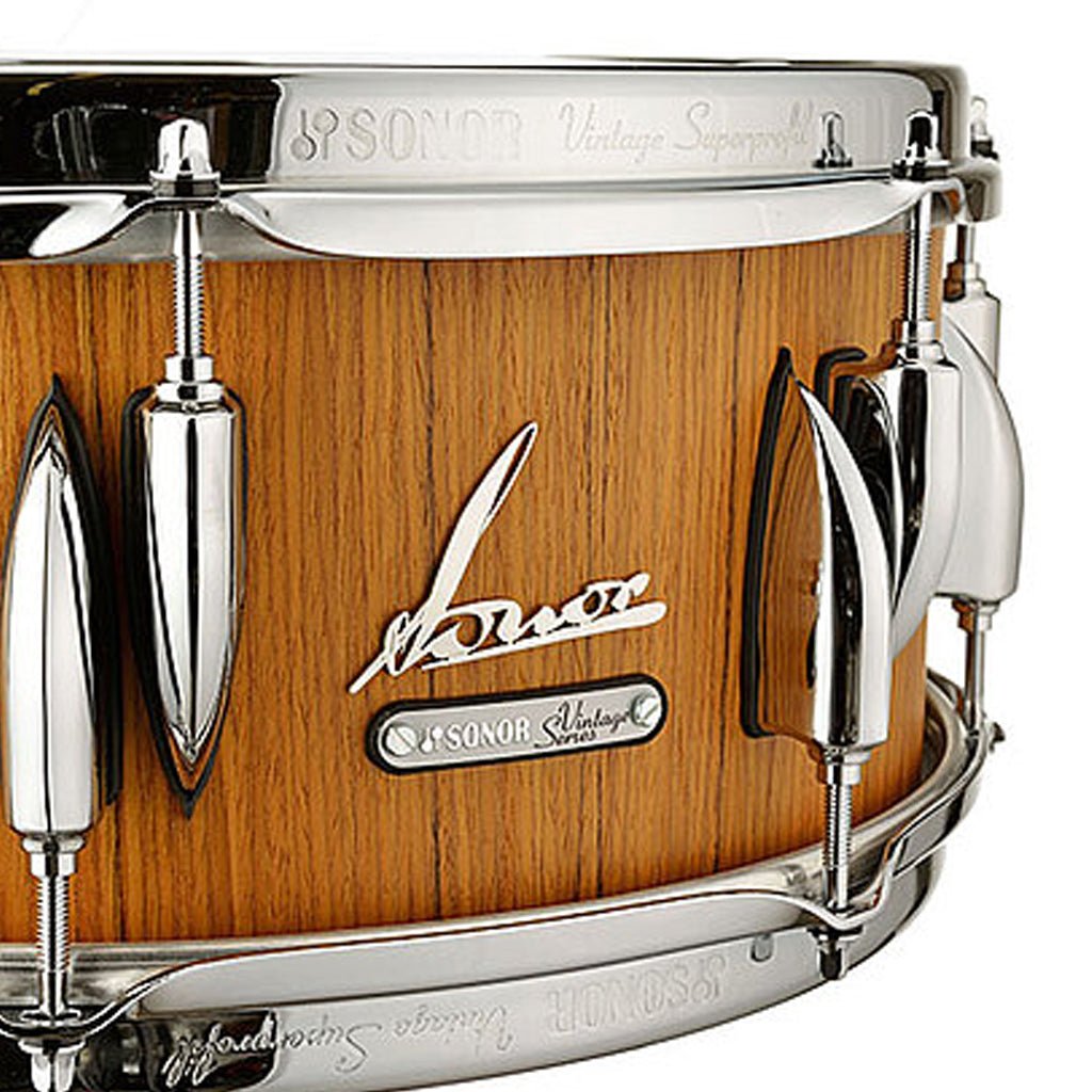 Sonor Vintage Series 14"x5.75" Snare Drum - Teak Snare Drums Sky Music