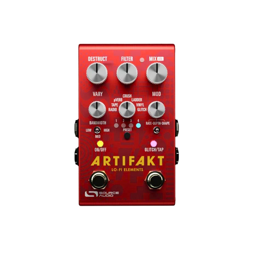 Source Audio Artifakt Lo-fi Elements Multi-effects Pedal Effects Pedals Sky Music