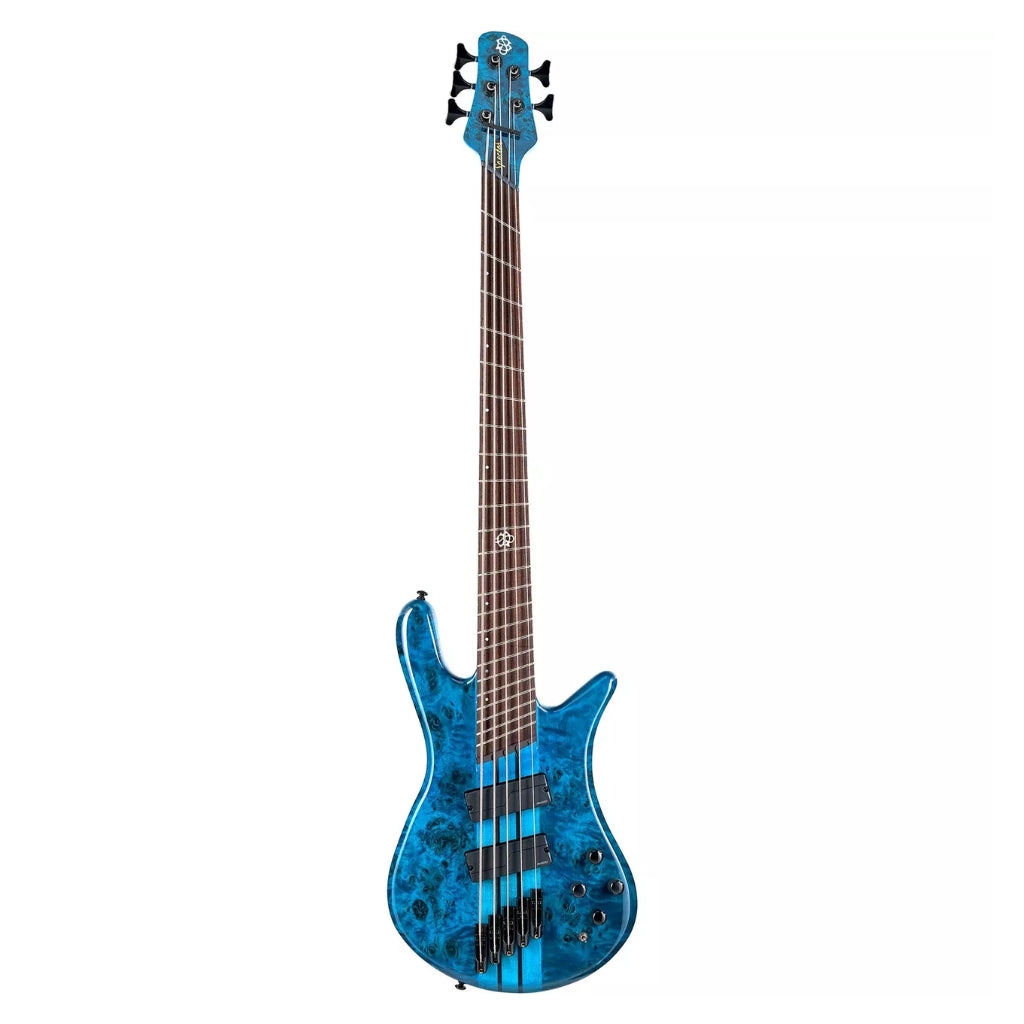 Spector - Dimension 5 M/S Bass Guitar - Black & Blue Gloss