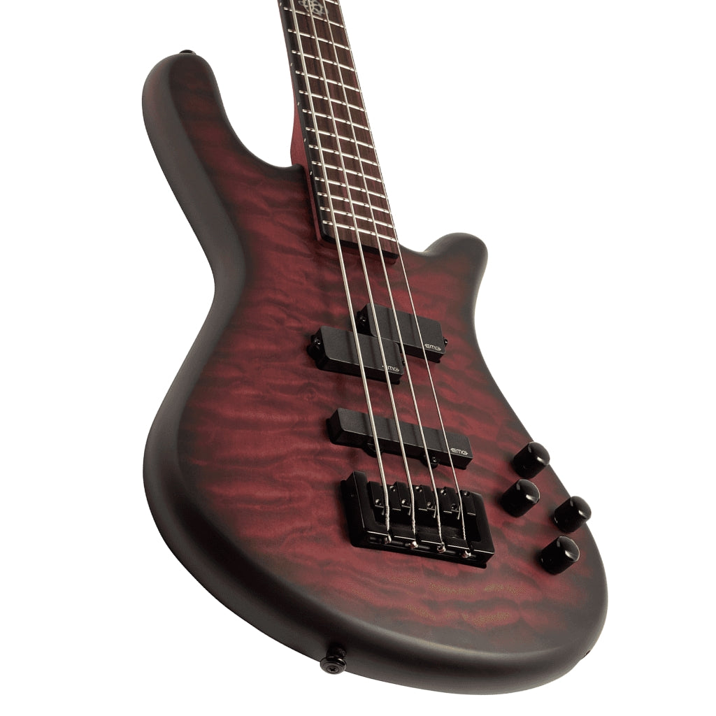 Spector - Pulse 4 Bass Guitar - Black Cherry Matte